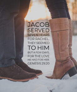 Genesis 29:20 - The Love He Had for Her - Bible Verses To Go