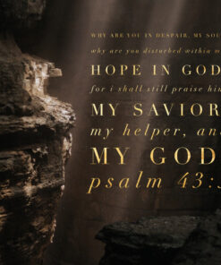 Psalm 43:5 - Hope in God My Helper - Bible Verses To Go