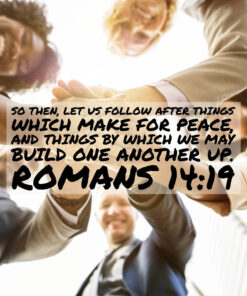 Romans 14:19 - Follow Things For Peace