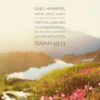 Isaiah 49:13 - The Lord Comforts His People - Bible Verses To Go
