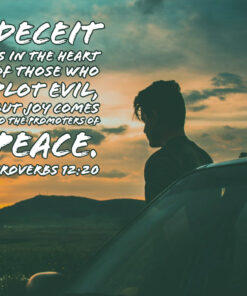 Proverbs 12:20- Joy Comes to Promoters of Peace