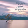 Psalm 27:14 - Be Strong and Let Your Heart Take Courage - Bible Verses To Go